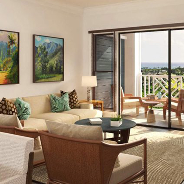 Condo living area